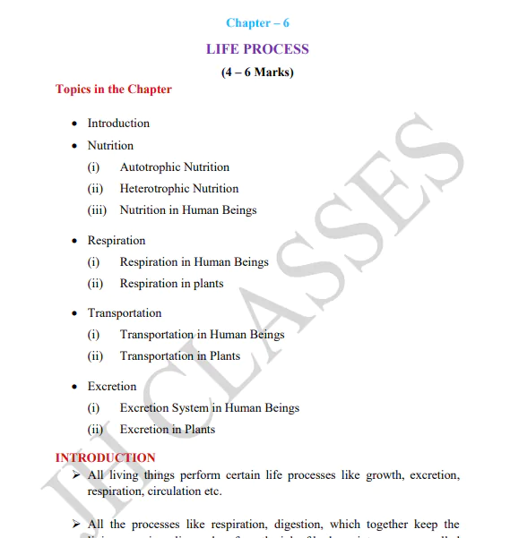 Life Process Full Concept Explanation with Solved Exercise and Last Five Years Solved Question Papers PDF Download by Dr. Juber Hawaldar (JH) - Image 2