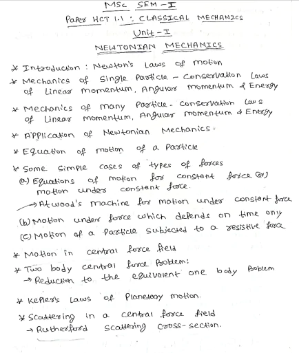 Newtonian Mechanics PDF Download by Dr. Juber Hawaldar (JH) - Image 2