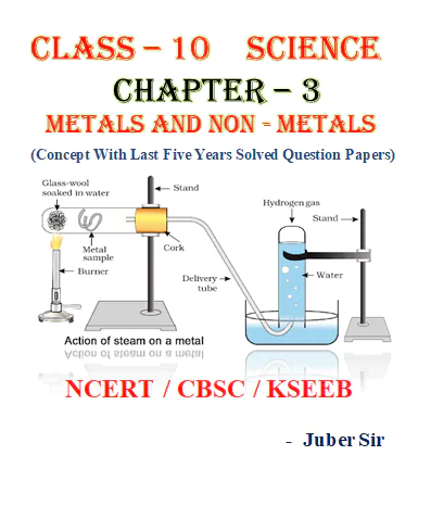 Metals and Non - Metals Full Concept Explanation with Solved Exercise and Last Five Years Solved Question Papers PDF Download by Dr. Juber Hawaldar (JH)