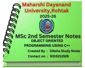 msc notes