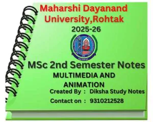 msc 2nd semester notes
