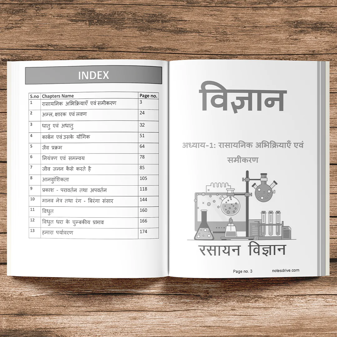 Class 10 विज्ञानं (Science) Customized Printed notes for Coaching Institutes and Schools | Hindi Medium - Image 2