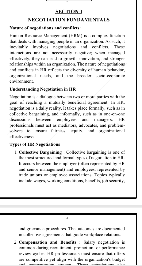 Maharshi Dayanand University | MBA 4th Semester Buisness Negotiation and Employee Retention Notes PDF - Image 5