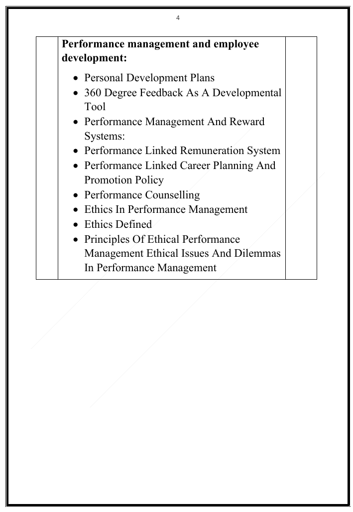 Maharshi Dayanand University | MBA 4th Semester Performance Management Notes PDF - Image 4