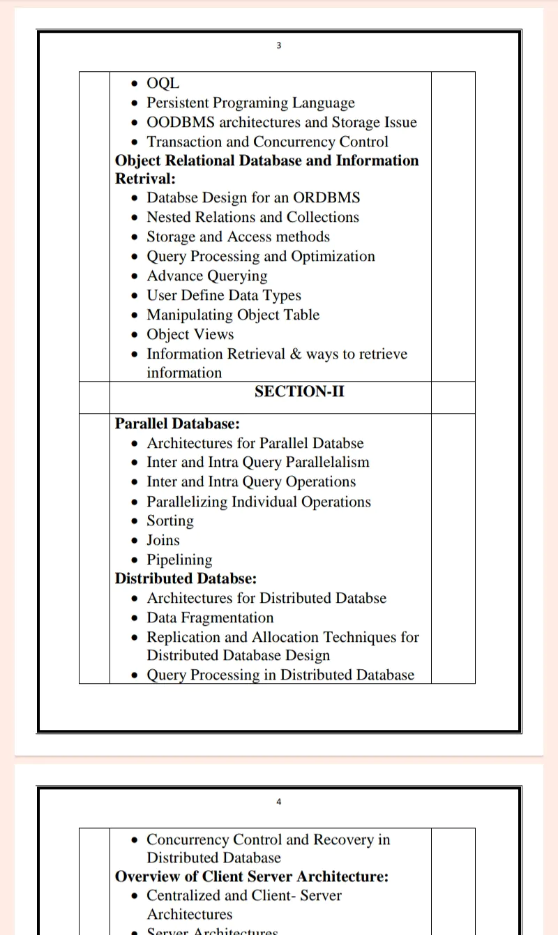 Maharshi Dayanand University | MCA 2nd Semester Advance Database System & Datawarehouse Notes in English - Complete Printable Notes - Image 3