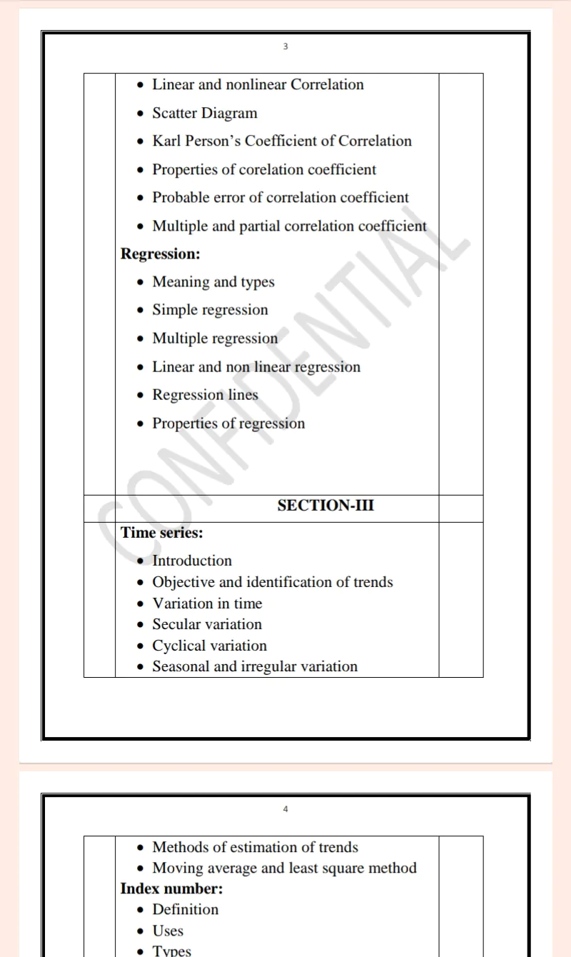 Maharshi Dayanand University | MBA 1st Semester Business Statistics & Analytics Notes PDF - Complete Printable Notes Notes PDF - Complete Printable Notes - Image 3