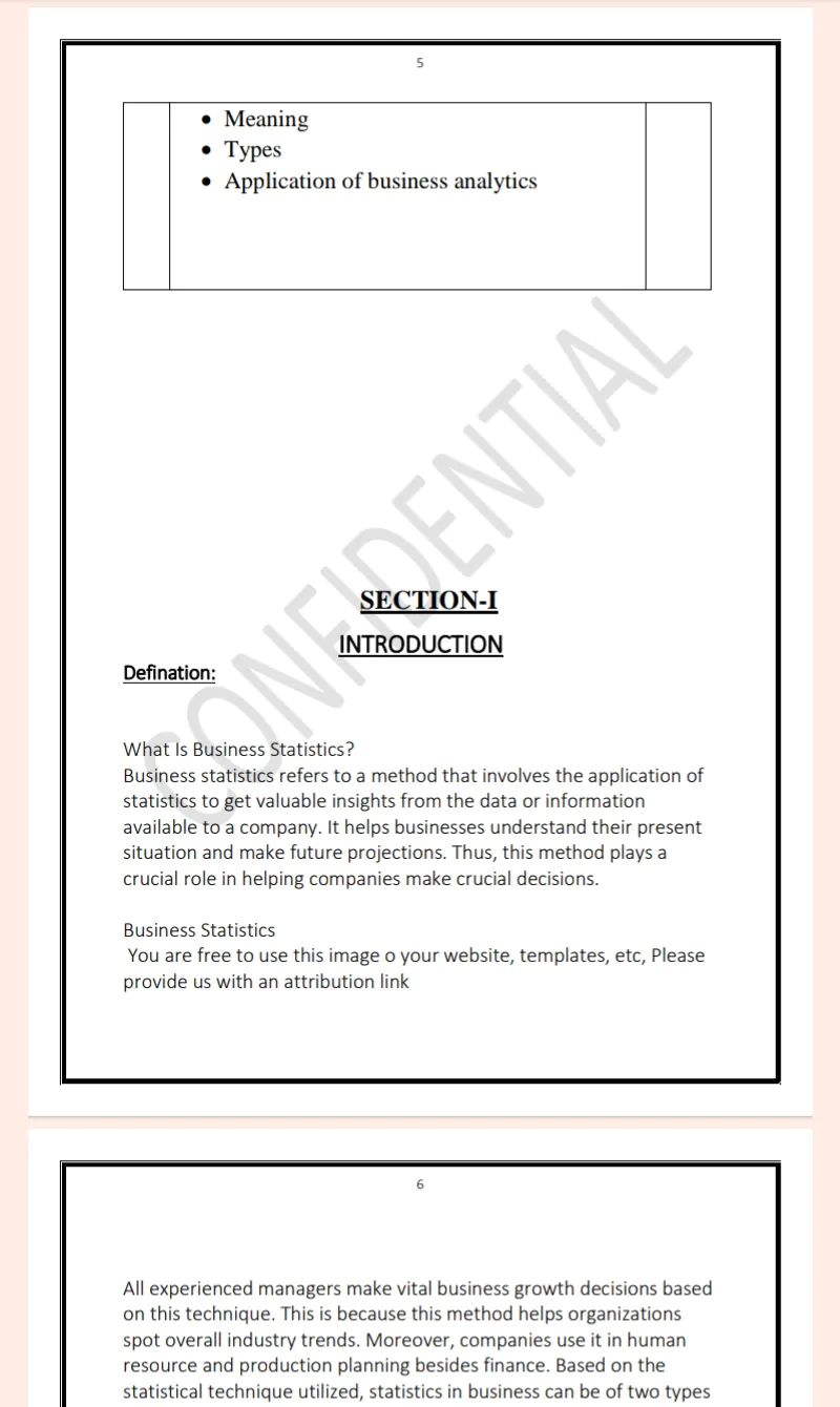 Maharshi Dayanand University | MBA 1st Semester Business Statistics & Analytics Notes PDF - Complete Printable Notes Notes PDF - Complete Printable Notes - Image 5