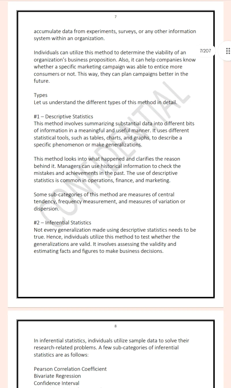 Maharshi Dayanand University | MBA 1st Semester Business Statistics & Analytics Notes PDF - Complete Printable Notes Notes PDF - Complete Printable Notes - Image 7