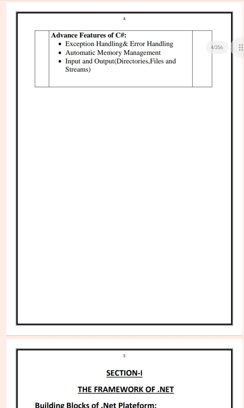 Maharshi Dayanand University | BCA 6th Semester .NET Notes in English - Complete Printable Notes - Image 4