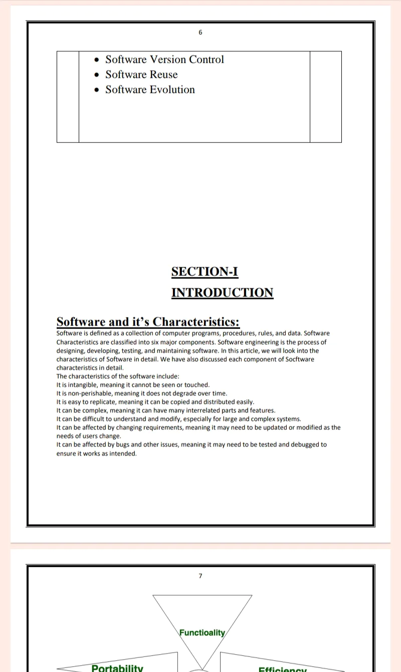 Maharshi Dayanand University | MCA 2nd Semester Software Engineering Notes in English - Complete Printable Notes - Image 6