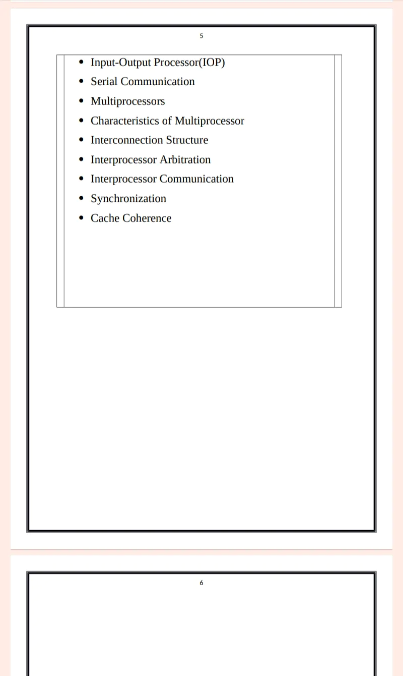 Maharshi Dayanand University | M.sc 1st Semester Computer Architecture & Organization PDF - Complete Printable Notes PDF - Image 5
