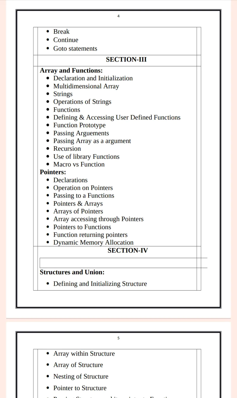 Maharshi Dayanand University | M.sc 1st Semester Computer Fundamentals & Programming PDF - Complete Printable Notes PDF - Image 4