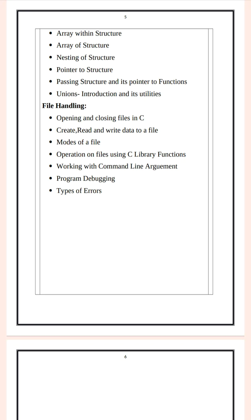 Maharshi Dayanand University | M.sc 1st Semester Computer Fundamentals & Programming PDF - Complete Printable Notes PDF - Image 5