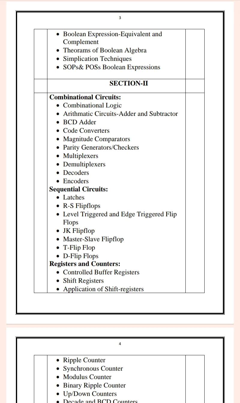 Maharshi Dayanand University | MCA 1st Semester Digital Design & Computer Architecture Notes in English - Complete Printable Notes - Image 3