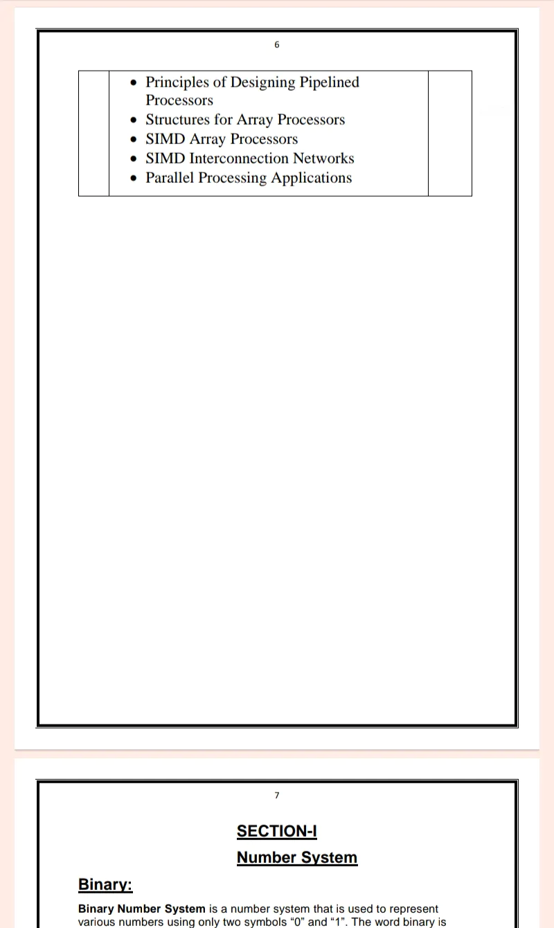 Maharshi Dayanand University | MCA 1st Semester Digital Design & Computer Architecture Notes in English - Complete Printable Notes - Image 6