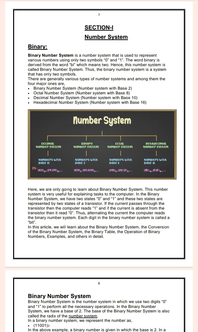 Maharshi Dayanand University | MCA 1st Semester Digital Design & Computer Architecture Notes in English - Complete Printable Notes - Image 7
