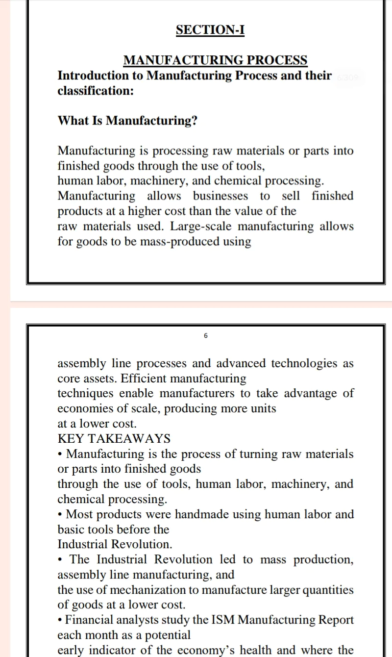 Maharshi Dayanand University | B.tech 1st,2nd Semester Workshop Technology Notes PDF - Complete Printable Notes PDF - Image 5