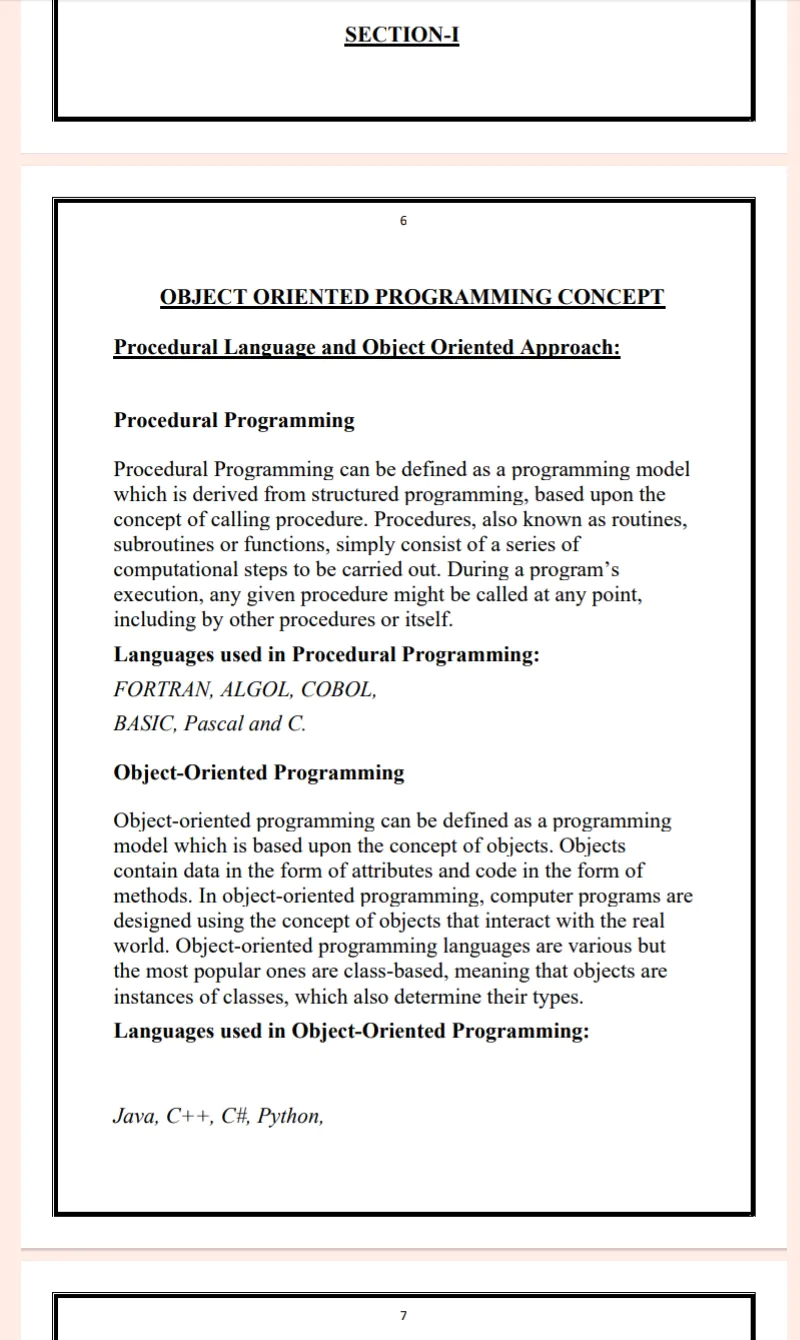MDU Msc 2nd Semester Object Oriented Programming Using C++ Notes PDF - Complete Printable Notes - Image 6
