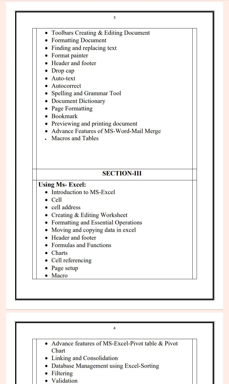 MDU Msc 1st Semester Office Automation Tools Notes PDF - Complete Printable Notes - Image 3