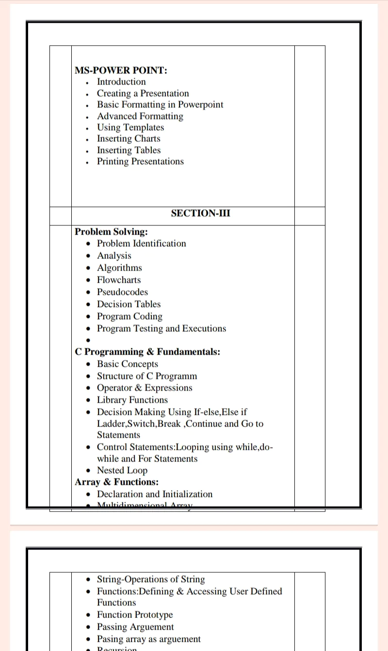 MDU | MCA 1st Semester Bridge Course Computer Fundamental and Programming in C Notes in English - Complete Printable Notes - Image 4