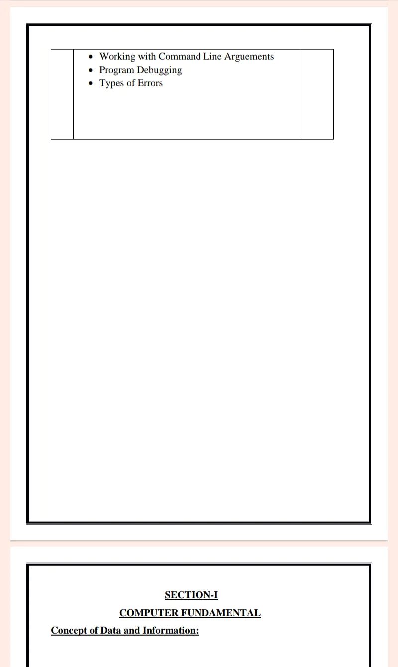 MDU | MCA 1st Semester Bridge Course Computer Fundamental and Programming in C Notes in English - Complete Printable Notes - Image 6