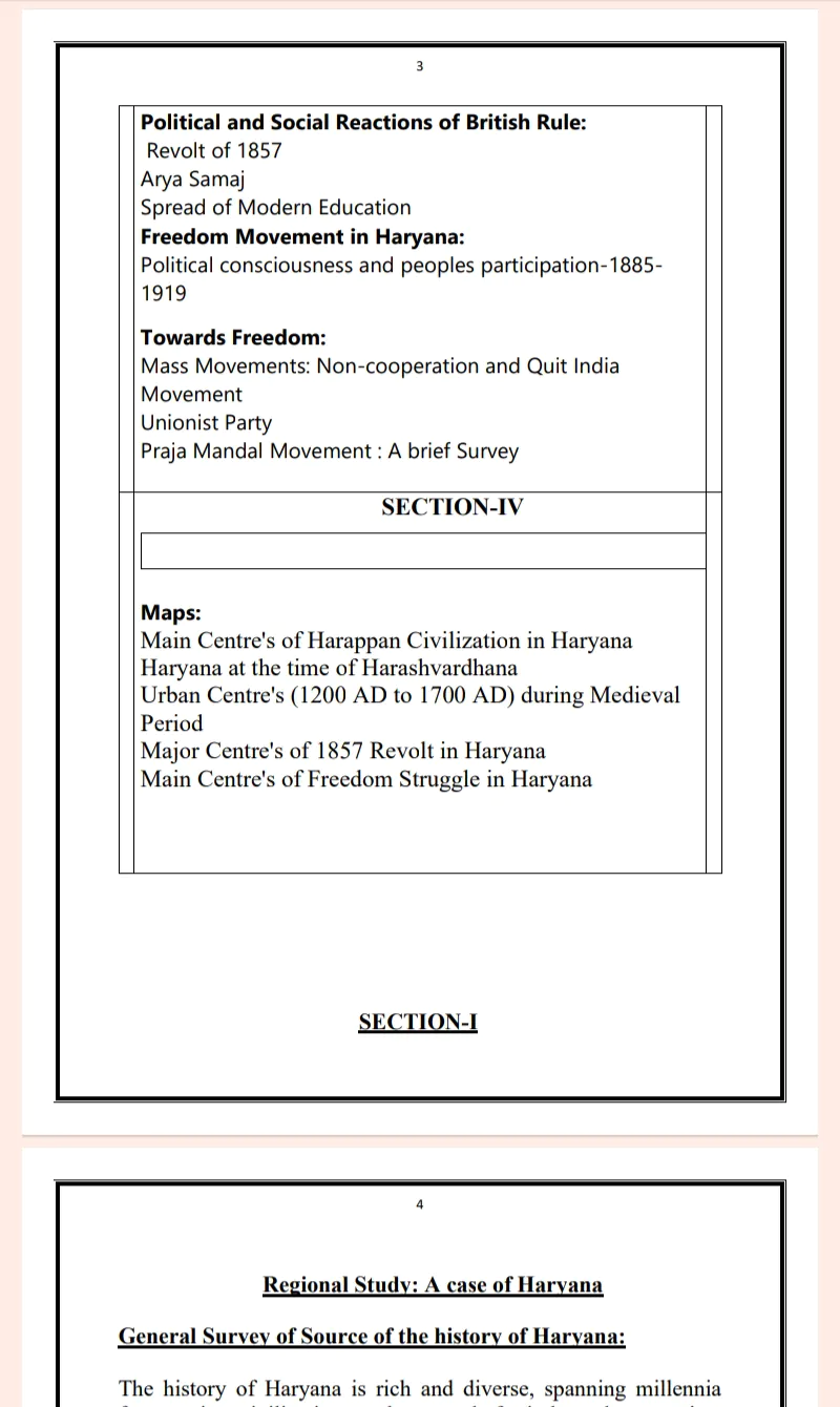 Maharshi Dayanand University| BA 4th Semester History Notes PDF - Complete Printable Notes - Image 3