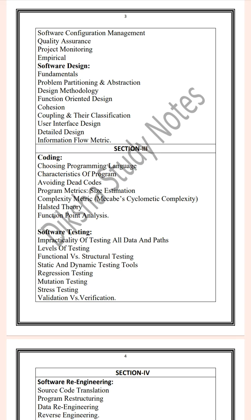 MDU Msc 2nd Semester Software Engineering Notes PDF - Image 4