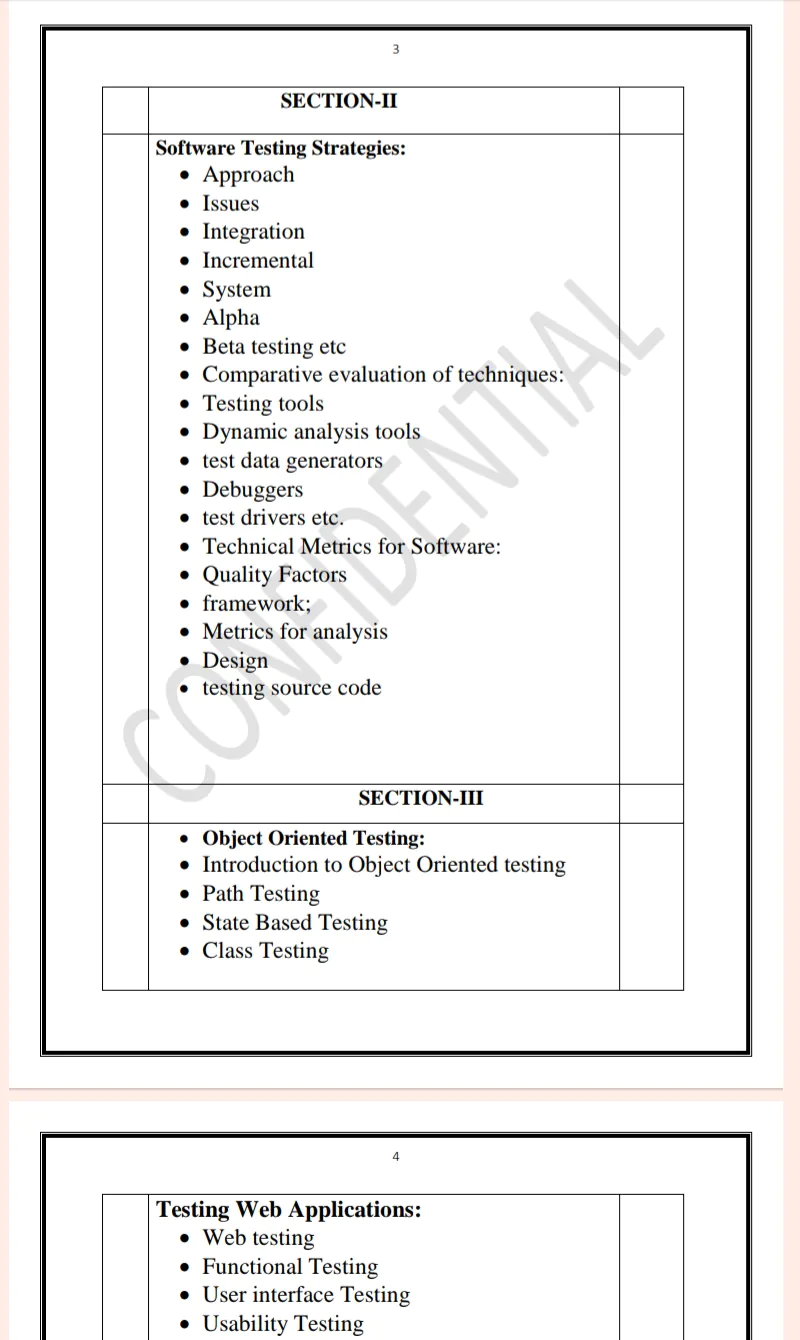 Maharshi Dayanand University | MCA 3rd Semester Software Testing Notes in English - Complete Printable Notes - Image 3