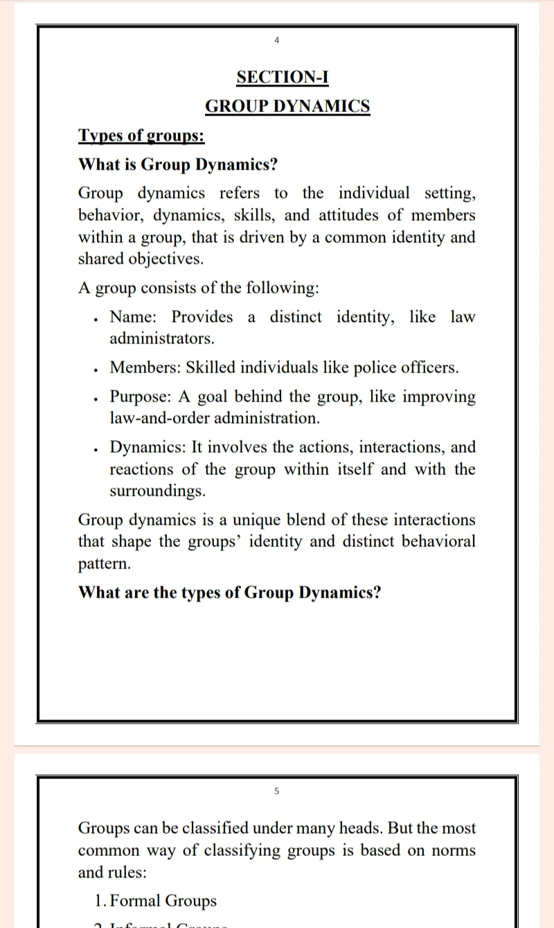 Maharshi Dayanand University | MBA 4th Semester Managing Interpersonels and Group Processes Notes PDF - Image 4