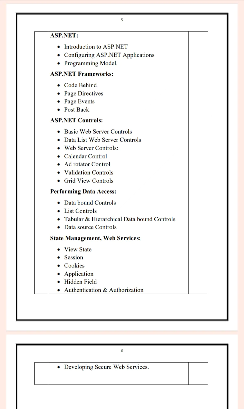MDU | MCA 4th Semester Web Development Using.net Notes in English - PDF - Image 5