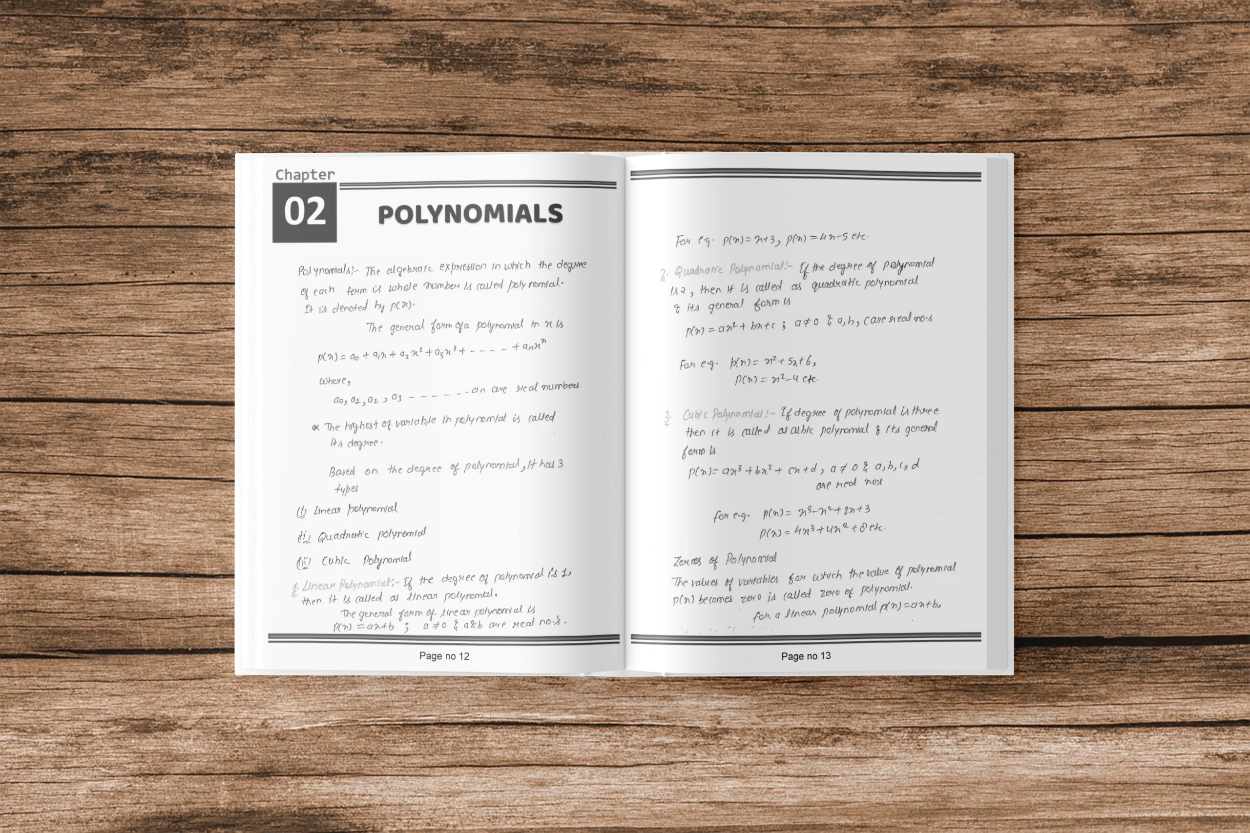 Class 10 Mathematics Customized Printed notes for Coaching Institutes and Schools | NCERT Based - Image 3