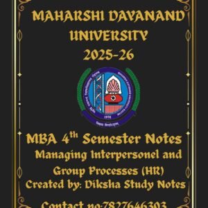 mba notes