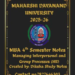 mba notes