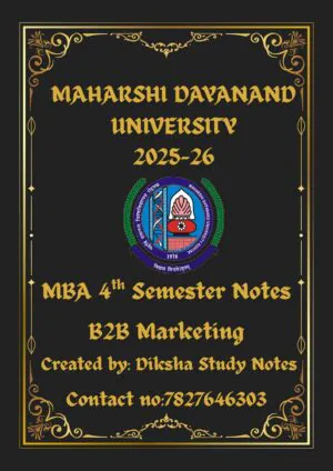 mba notes