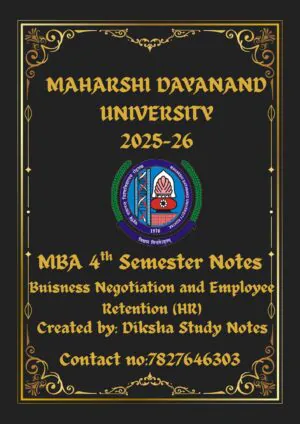 mba notes