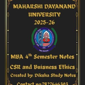 mba notes