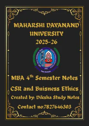 mba notes