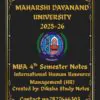 mba notes
