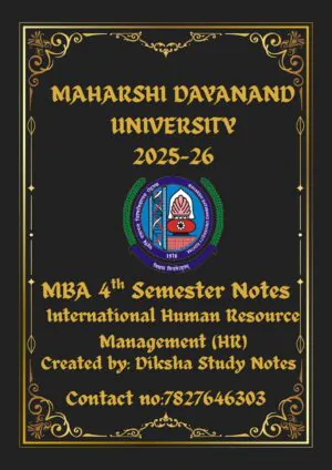 mba notes