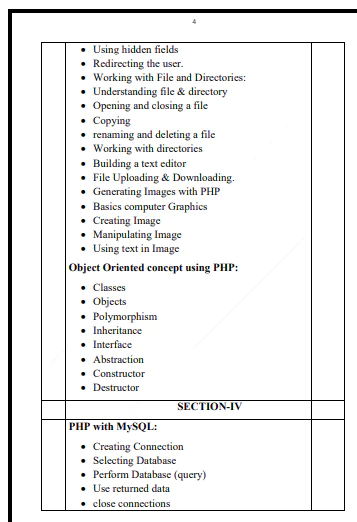 MDU | MCA 4th Semester Web Development Using PHP Notes in English - PDF - Image 4