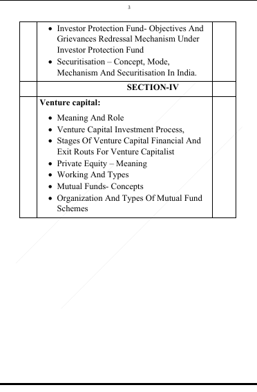 Maharshi Dayanand University | MBA 4th Semester Management of Finacial Services Notes PDF - Image 3
