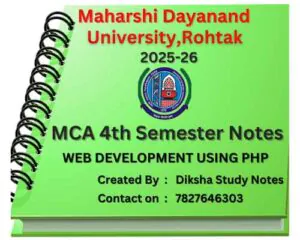 mca notes