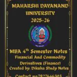 mba 4th semester notes