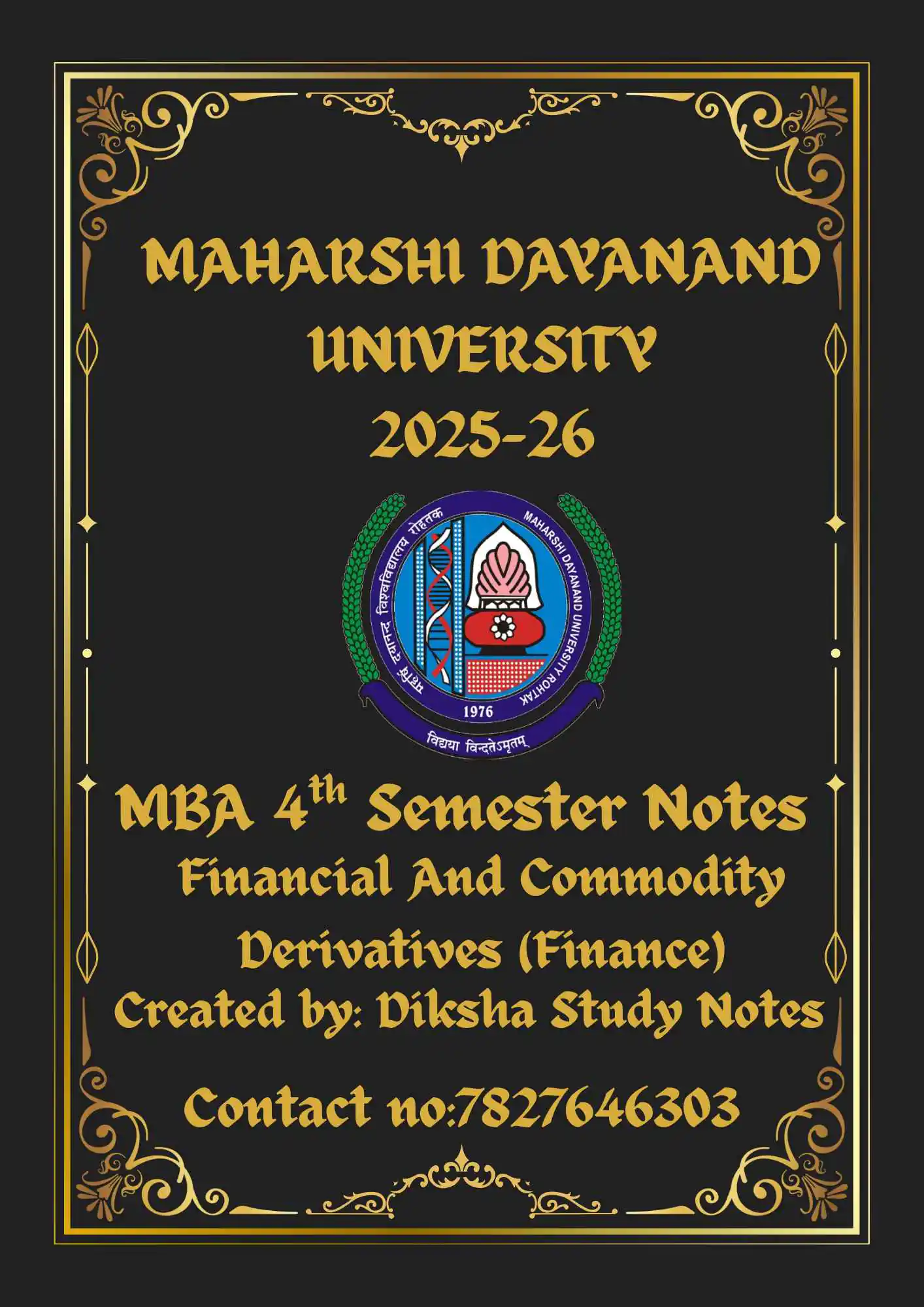 mba 4th semester notes