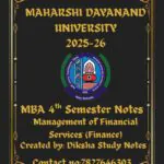 mba 4th semester notes