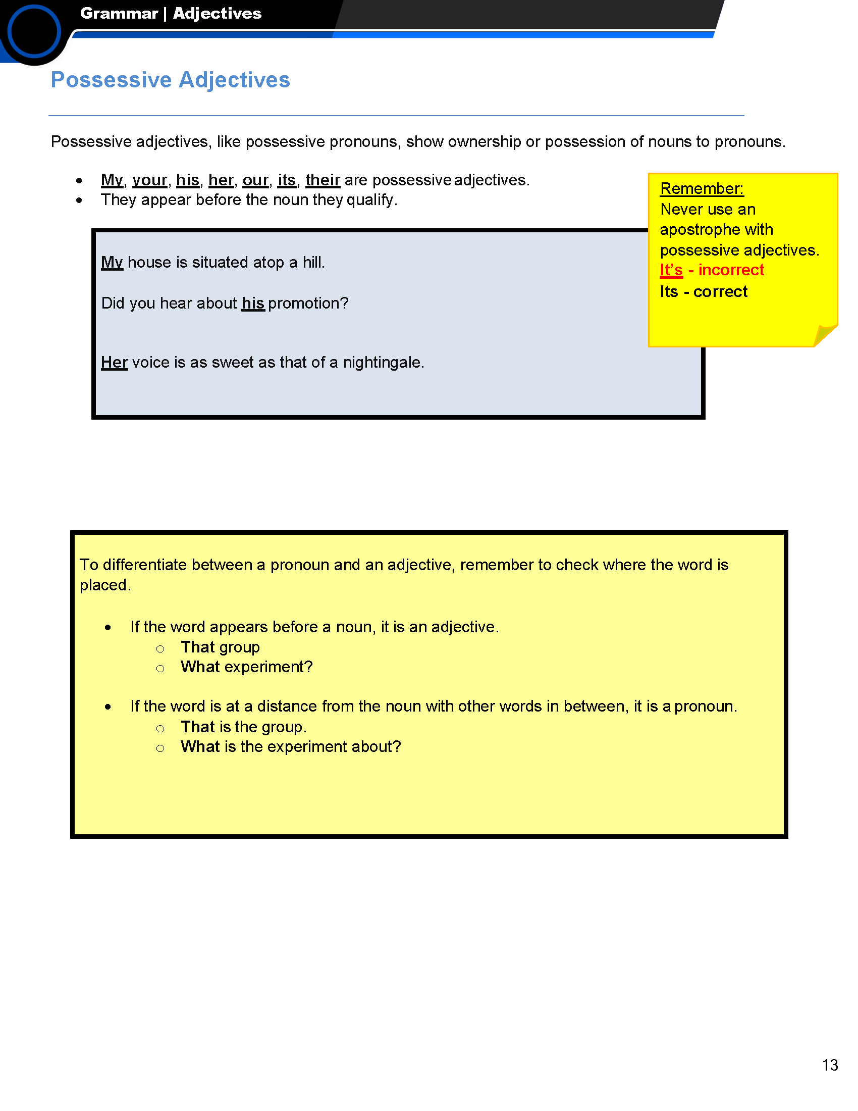 Class 8 English Grammar All Chapters Notes Pdf |  Notes Drive - Image 4