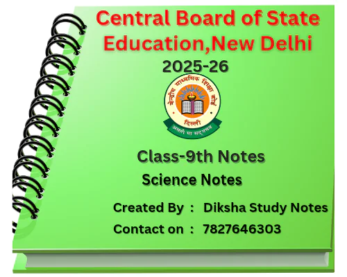CBSE Class 9th Science Notes PDF