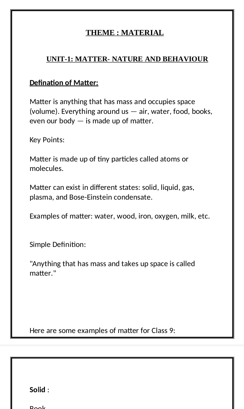 CBSE Class 9th Science Notes PDF - Image 8