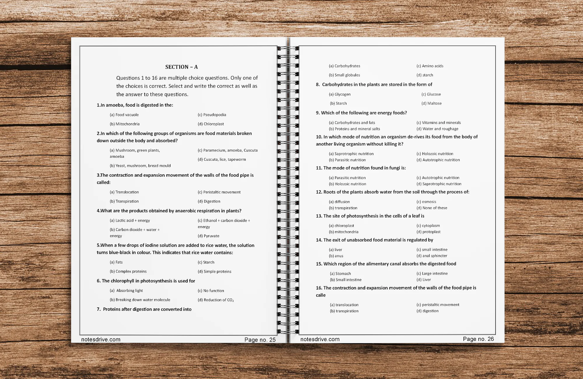 Class 10 Biology Handwritten printed Notes with Chapter-wise Question Papers | Master Series | NCERT Aligned | CBSE Board Exam Preparation - Image 5