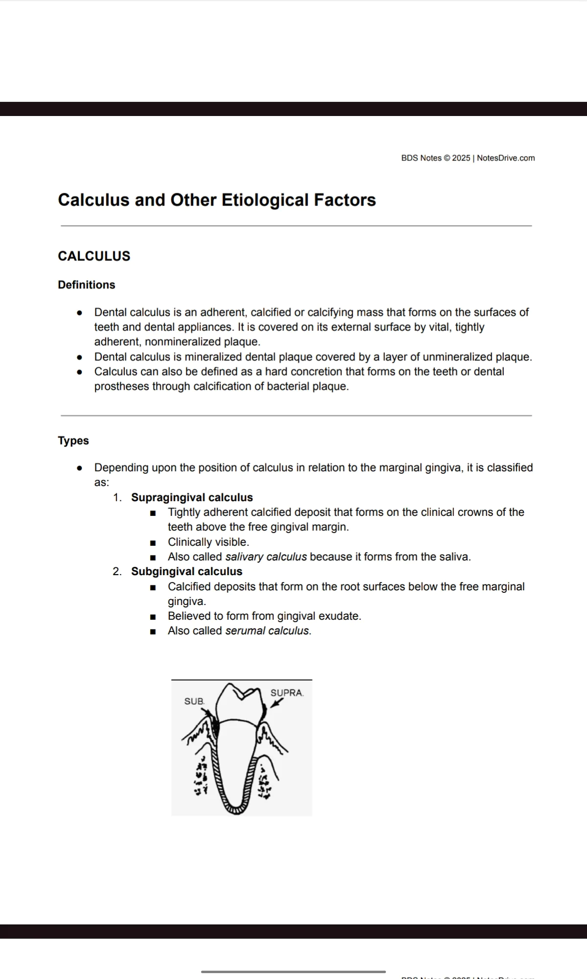 BDS final year COMPLETE PERIODONTICS typed notes for University exams (PDF) - Image 7